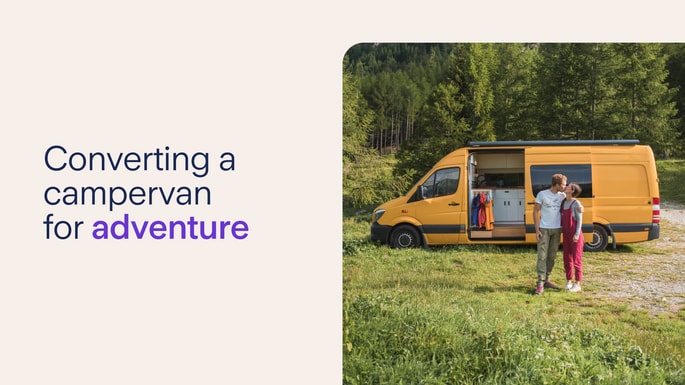 Converting a campervan to travel the world