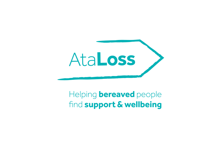 Ata Losss logo. Helping bereaved people find support and wellbeing
