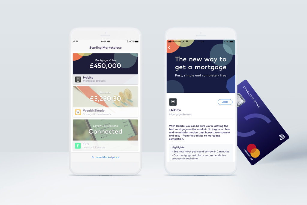 Wealthsimple in marketplace with starling card