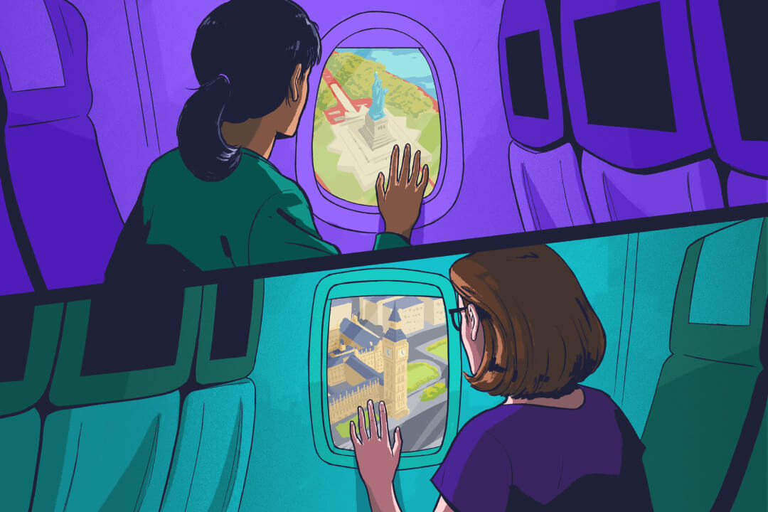 “Money broke us up. Long distance cost too much.”