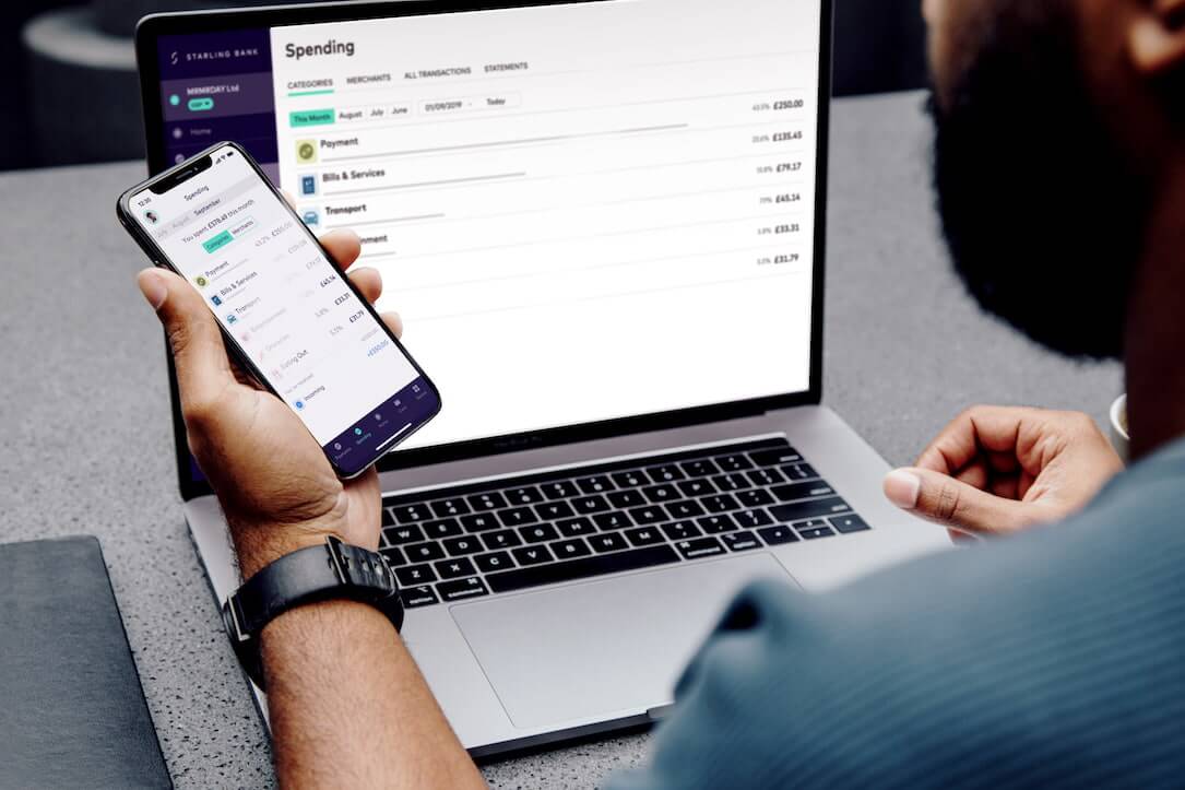 Starling launches online banking for business and sole trader customer accounts.