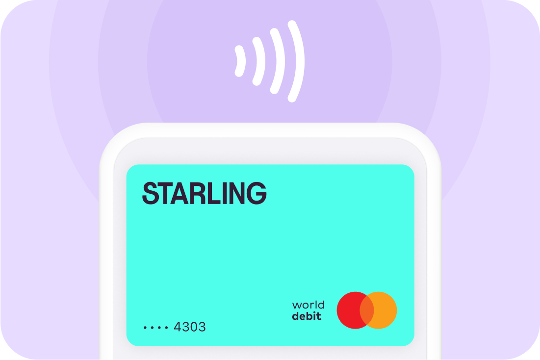 Starling card in mobile wallet