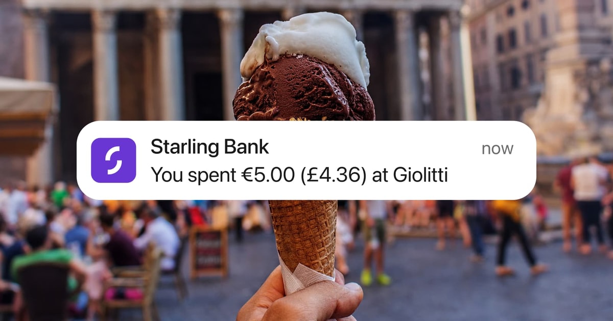 How to avoid card charges abroad Starling Bank