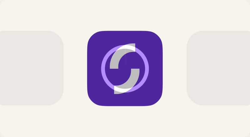Transition from old Starling app logo to new app logo