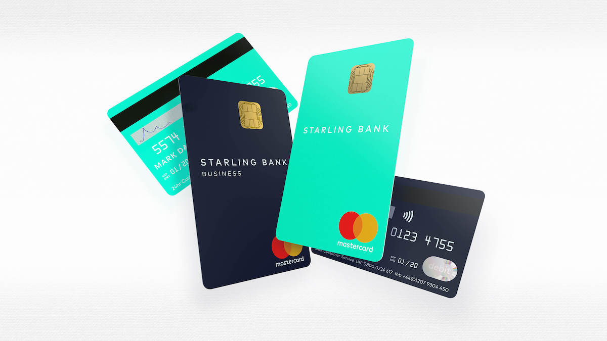 Different types of Starling Bank debit card