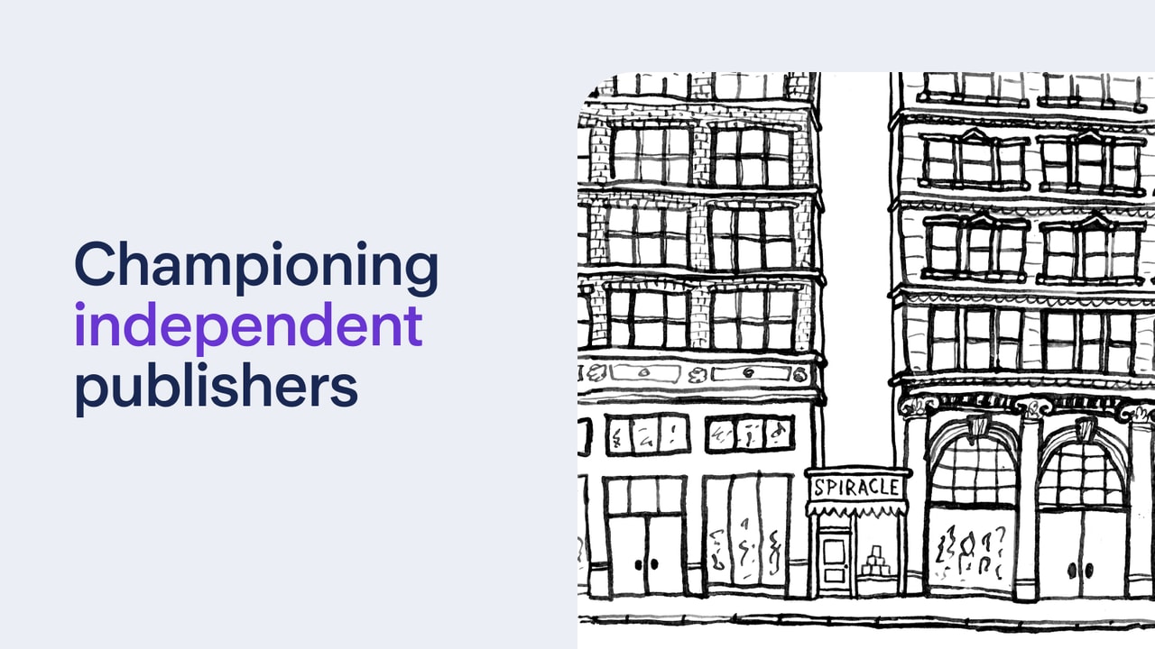 Illustration showing a shop