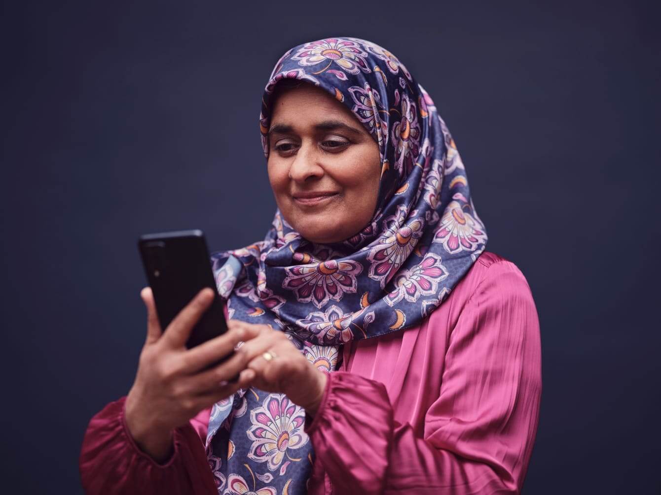 Woman on phone