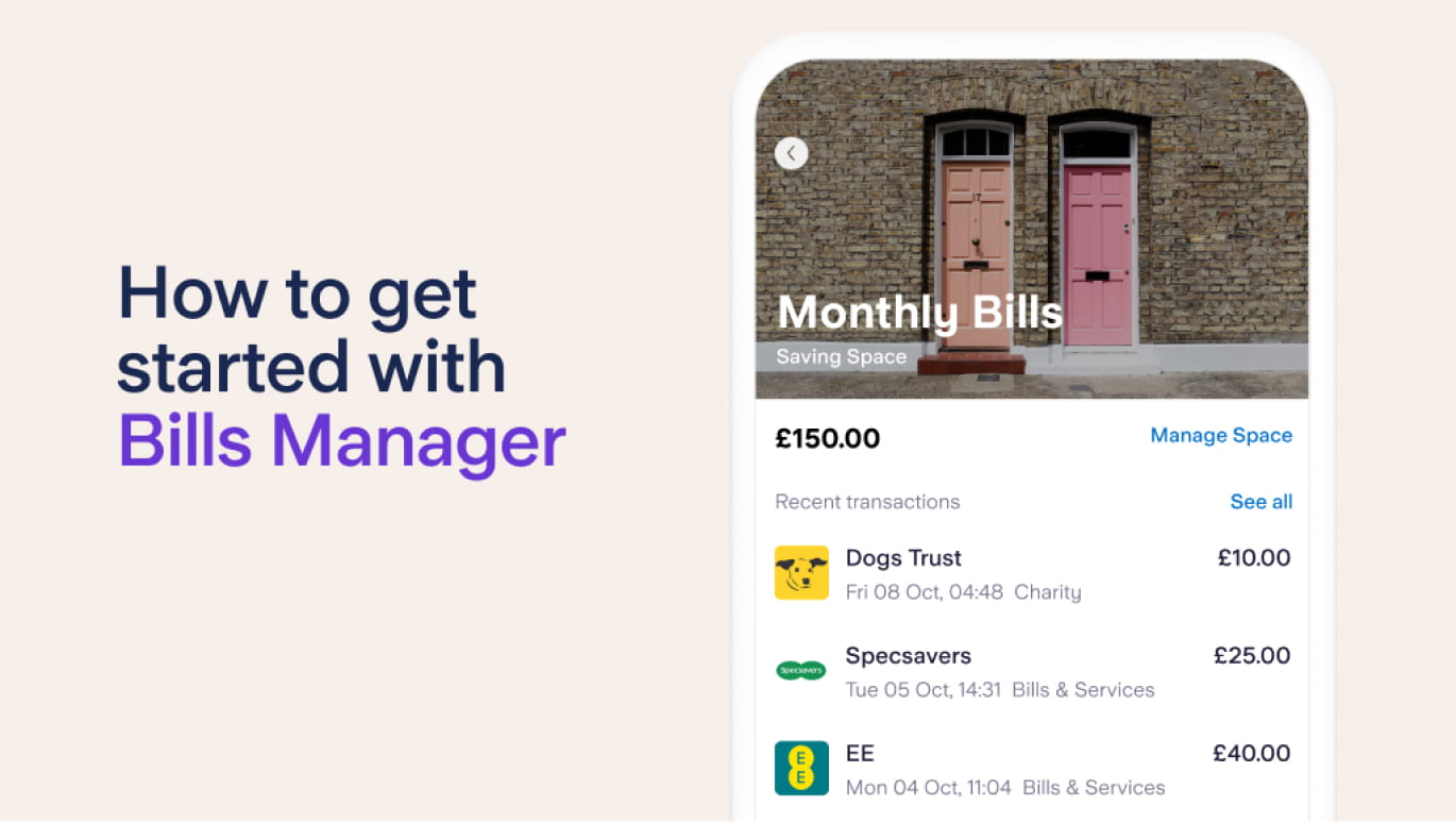 Easy bills management for peace of mind