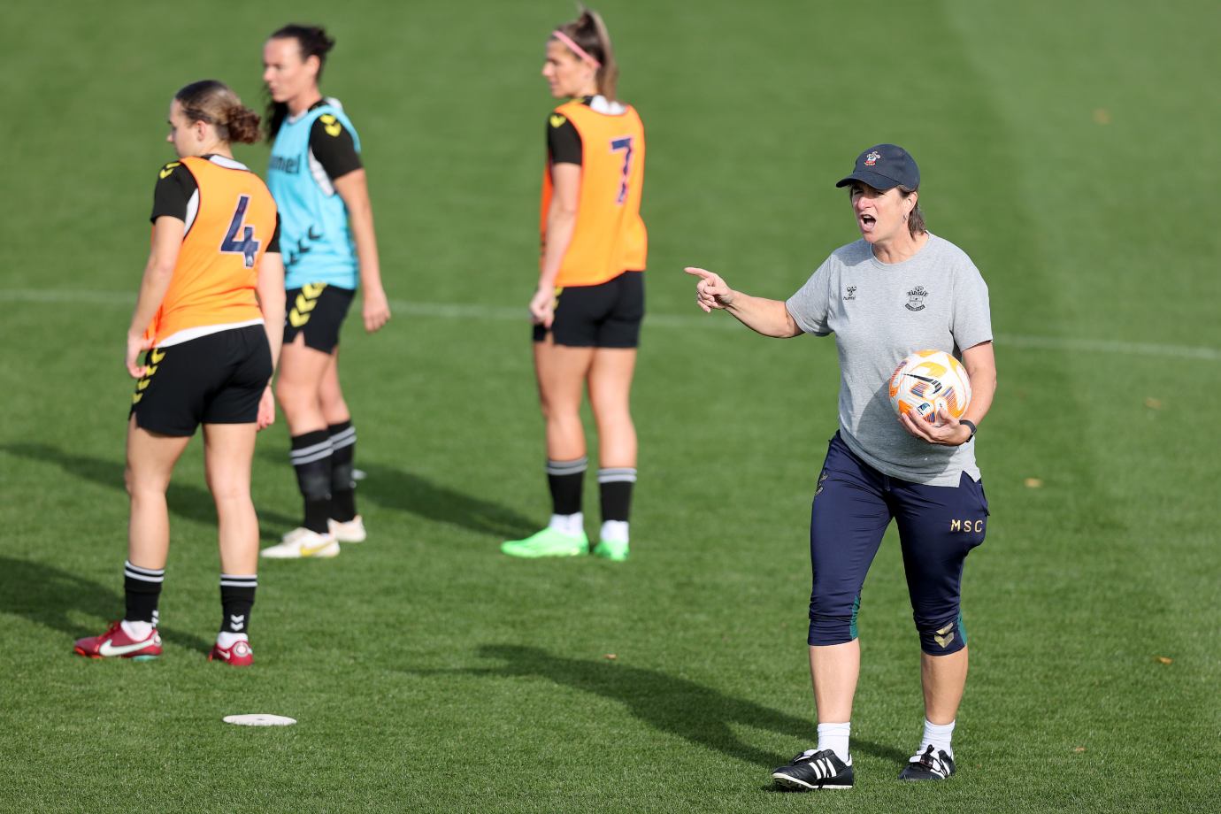 Marieanne Spacey-Cale during Southampton FC Women’s Training session at Staplewood Training Ground