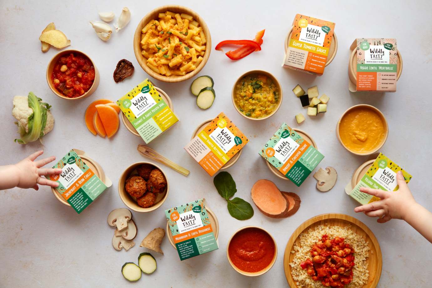Selection of products from Wildly Tasty
