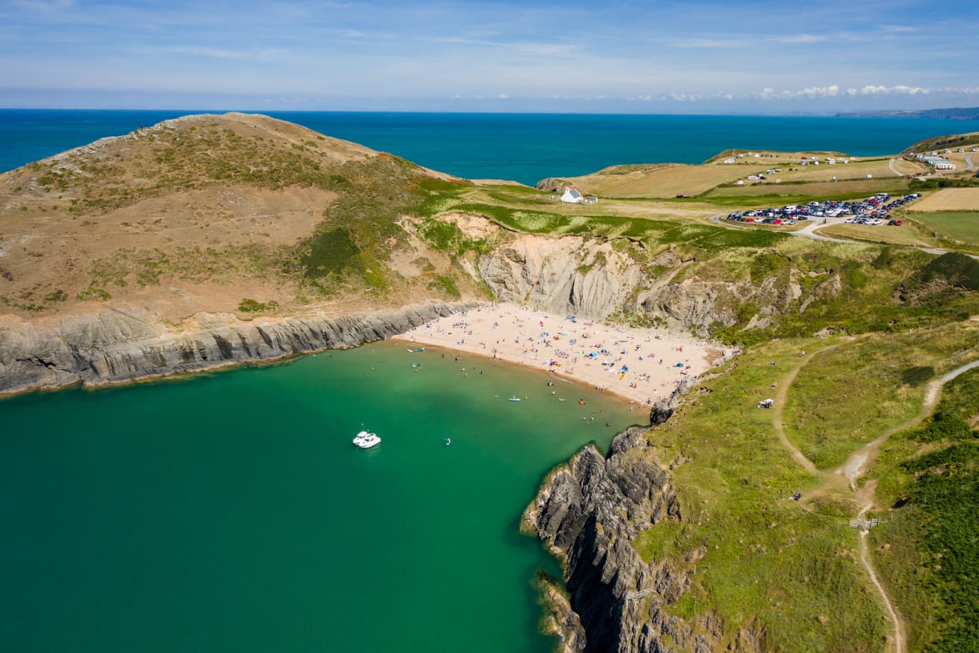 Mwnt beach, near Cardigan, Wales