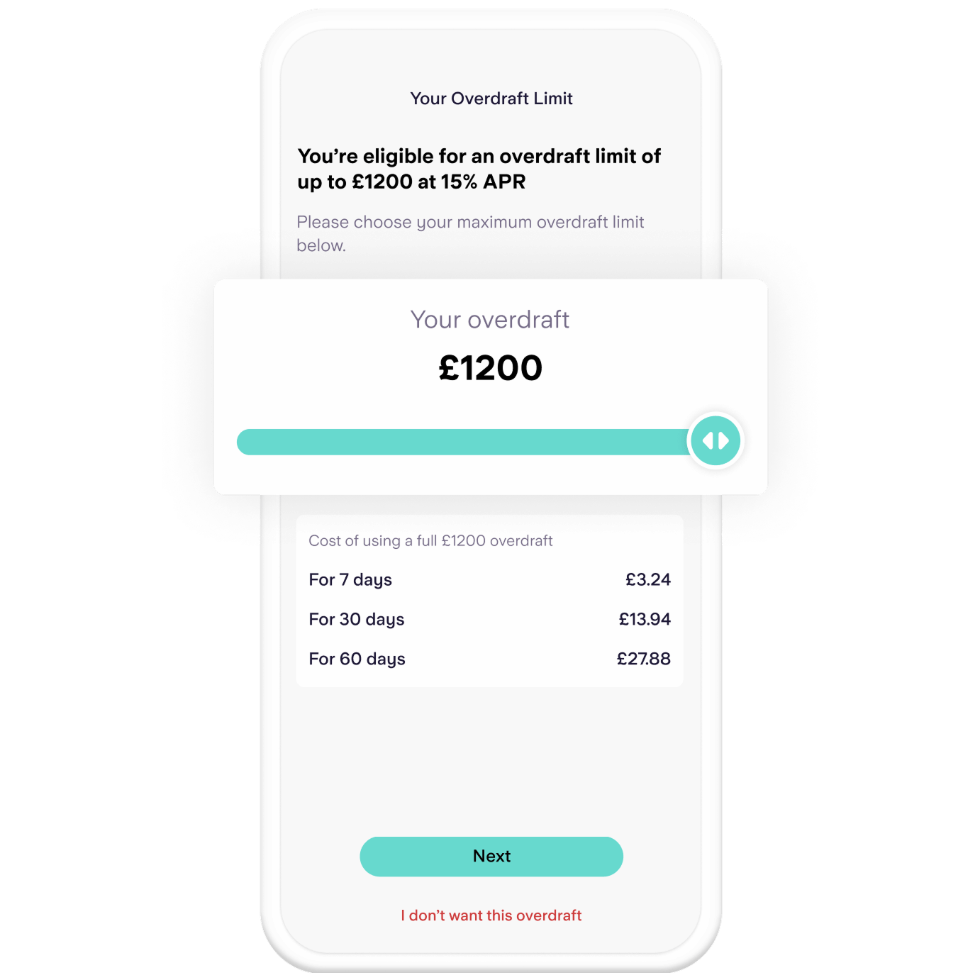 PCA overdraft mid-section image