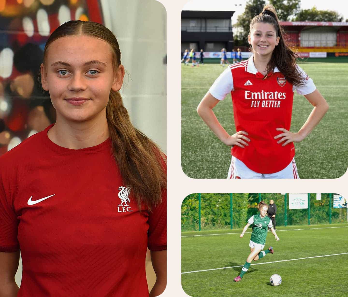Girls who benefited form the Starling and SportsAid reward
