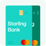 A Starling personal and joint account card