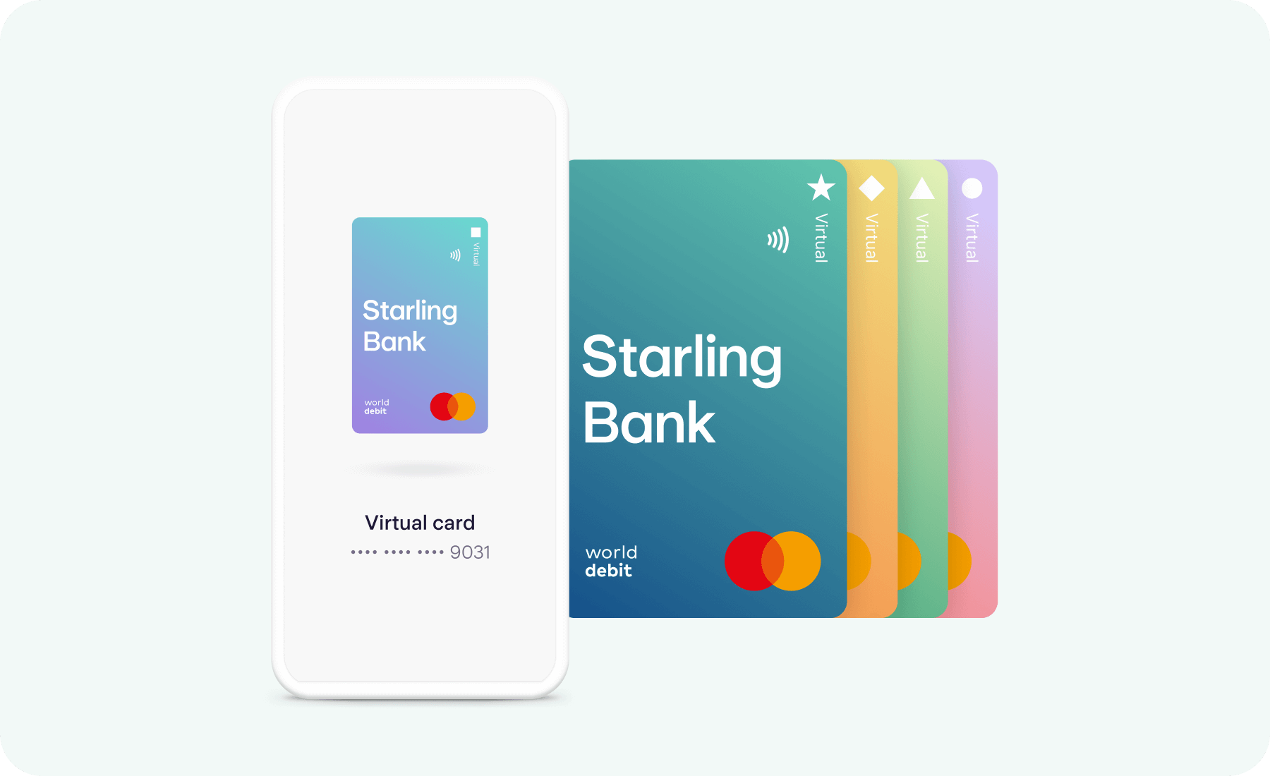 Bills saving space in the Starling App