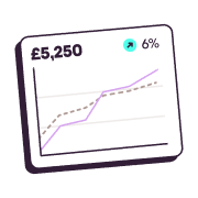illustration of starling spending tracker