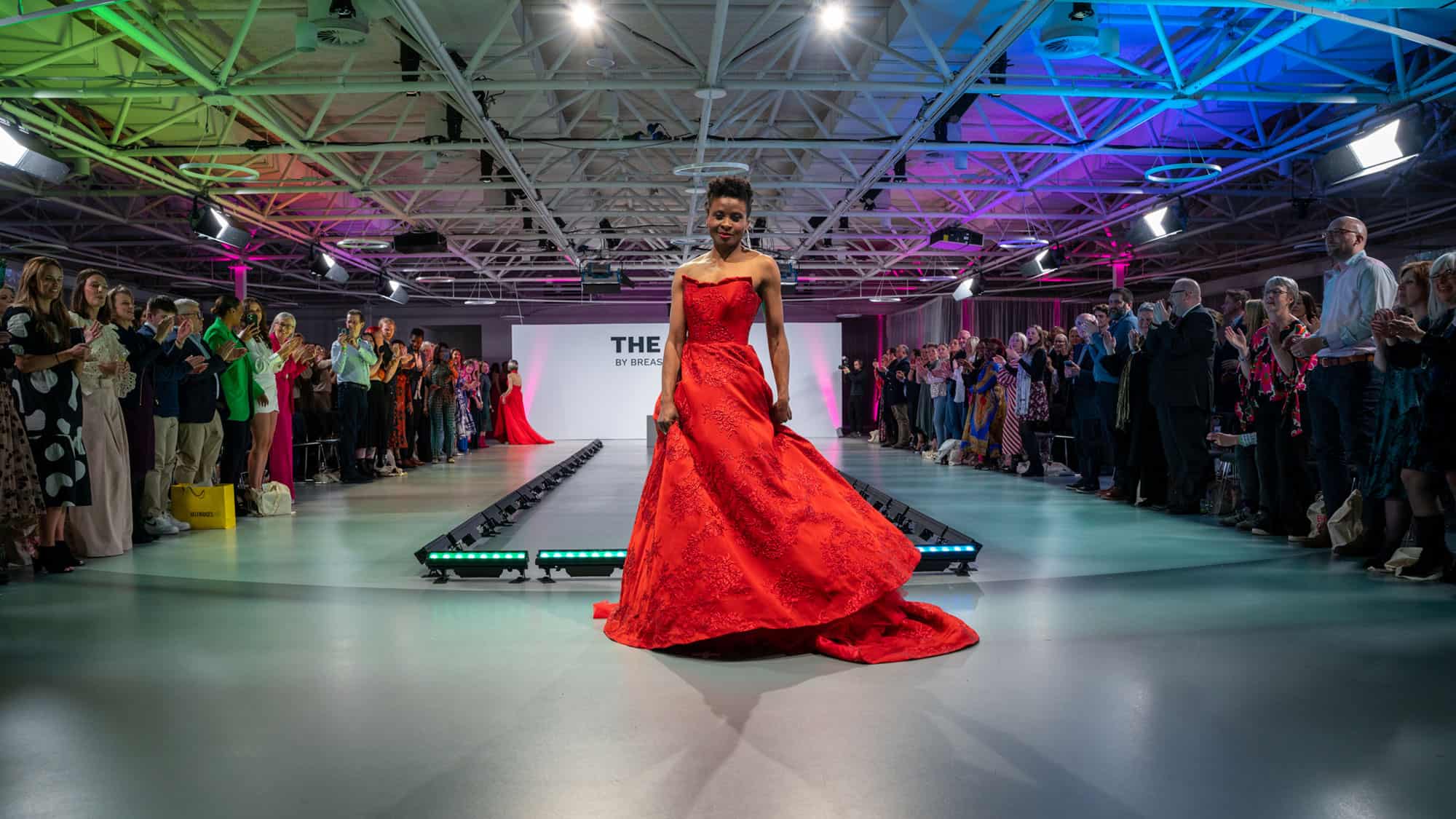 Nevo Burrell on the catwalk