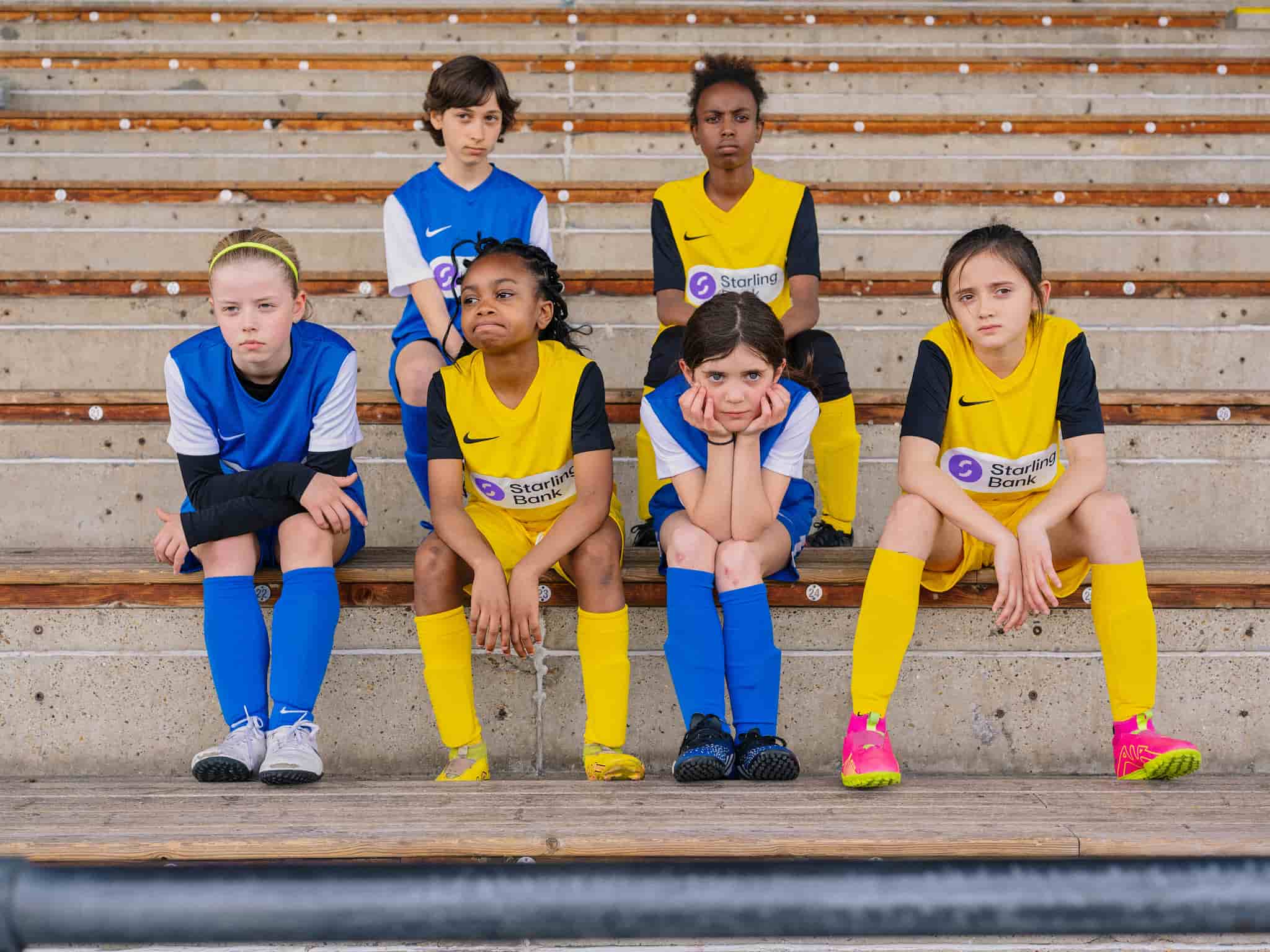 A group of six girls.