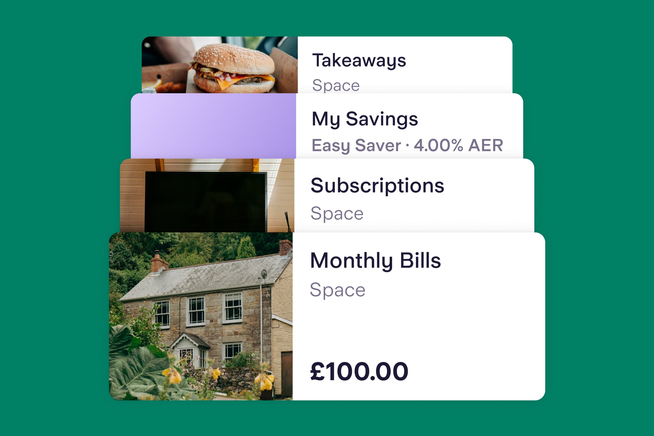 Image of four digital envelopes