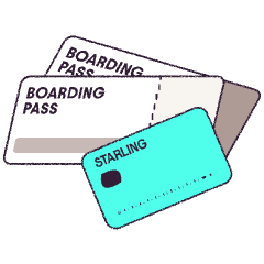 Boarding pass illustration