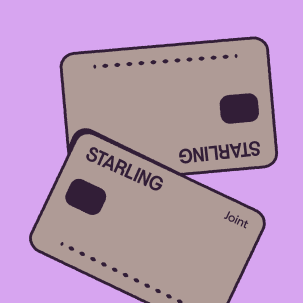 illustration of starling cards