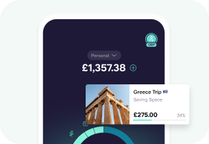 Mobile screen showing saving space