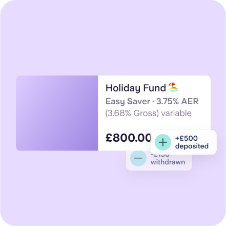 Example of an Easy Saver in the Starling app
