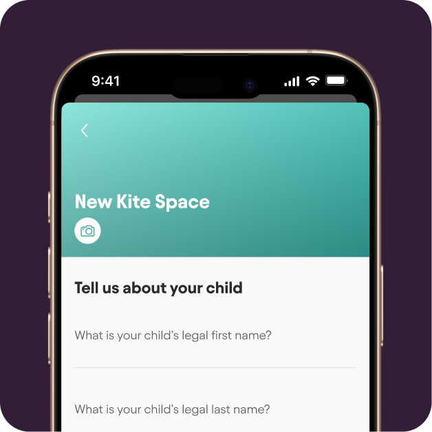 The required details for a Kite space