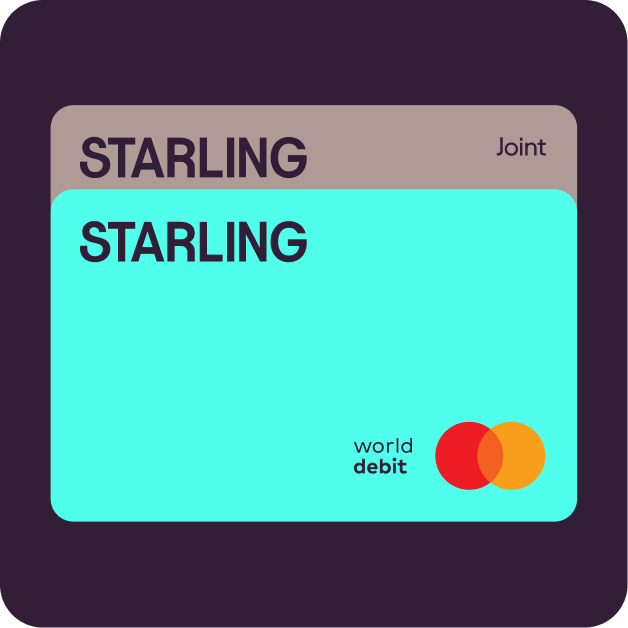A Starling personal and joint card