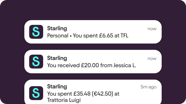 An example of instant notifications with Starling