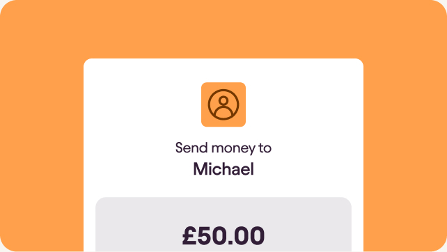 An example of the Starling app and the process of sending money
