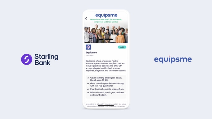Equipsme in Starling Business Marketplace