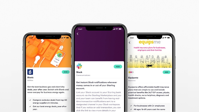 Health insurance, energy switching services and communications platform Slack bolster Starling’s Business Marketplace