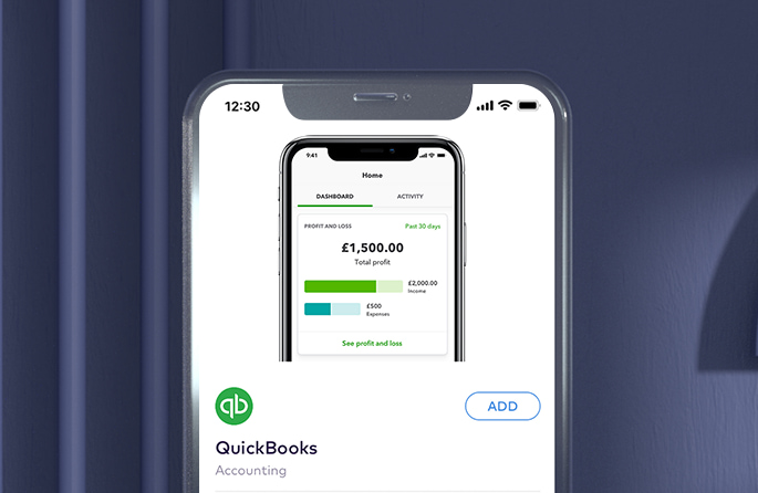 QuickBooks integration in the Starling Bank Business Marketplace