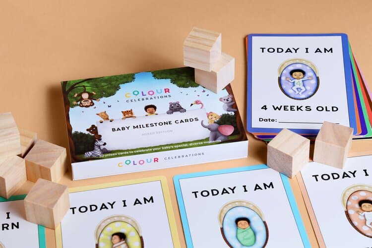 Colour Celebrations milestone cards