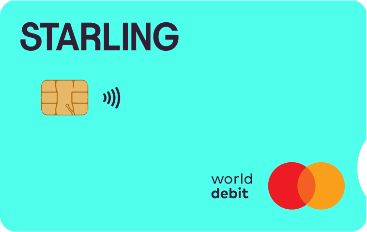 An image of a Starling PCA bank card