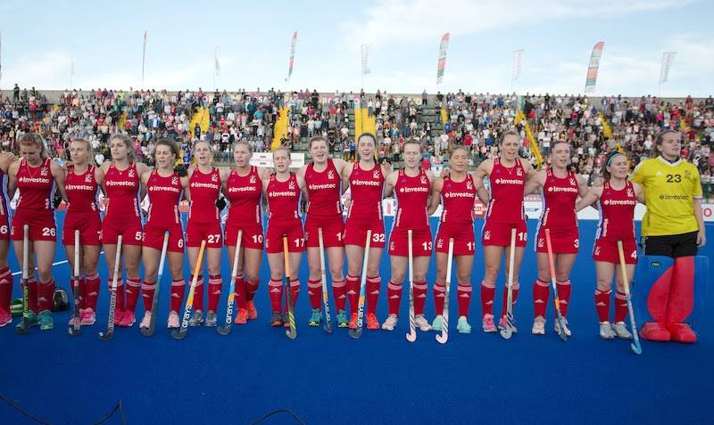 The Welsh hockey team.