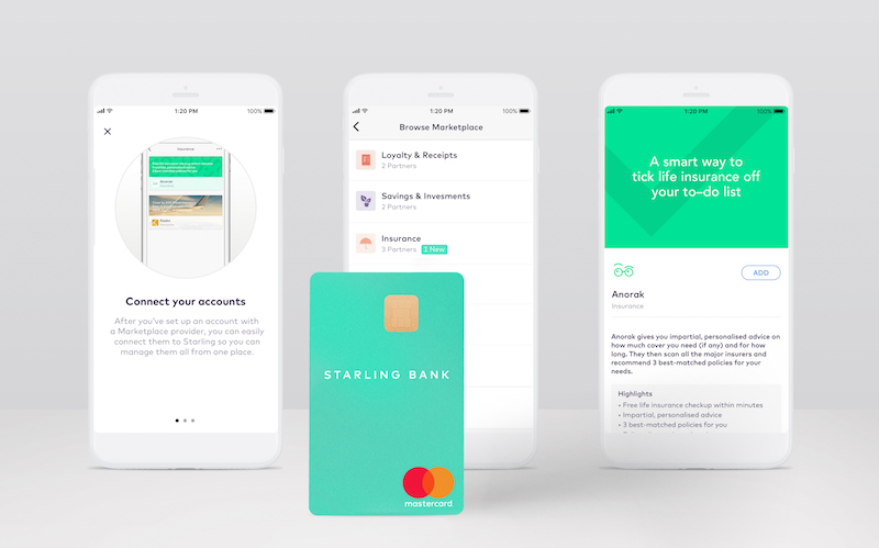 Starling Bank and Anorak integration