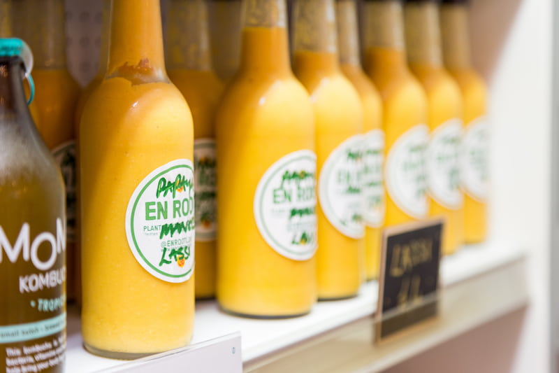 A collection of delicious looking mango lassi