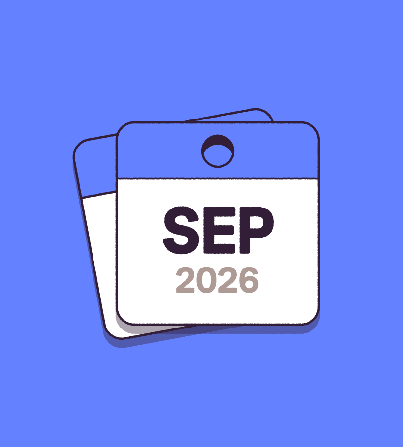 Illustration showing a calendar