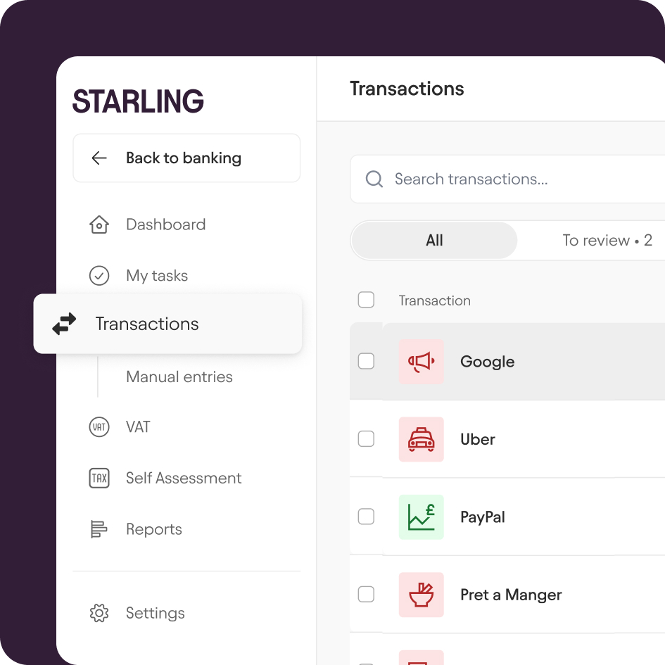 An example of online banking