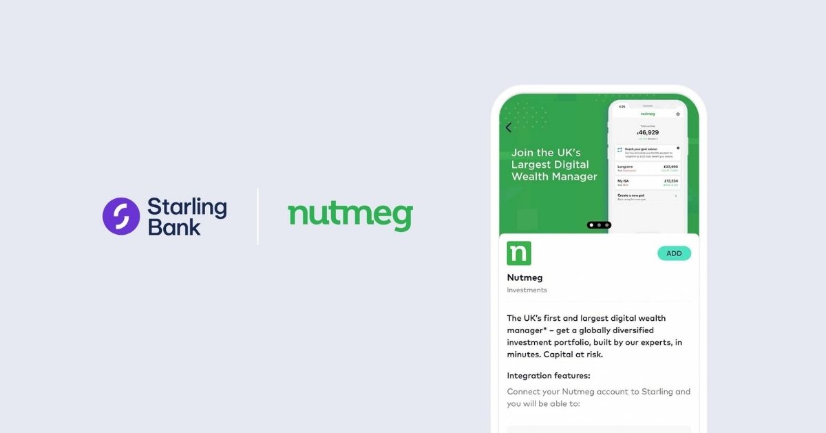 Introducing Nutmeg Digital wealth manager Starling Bank
