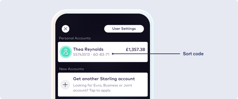 Bank accounts explained: Sort code and account number - Starling Bank