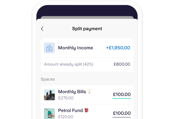 Step 3 - choose how to divide the payment