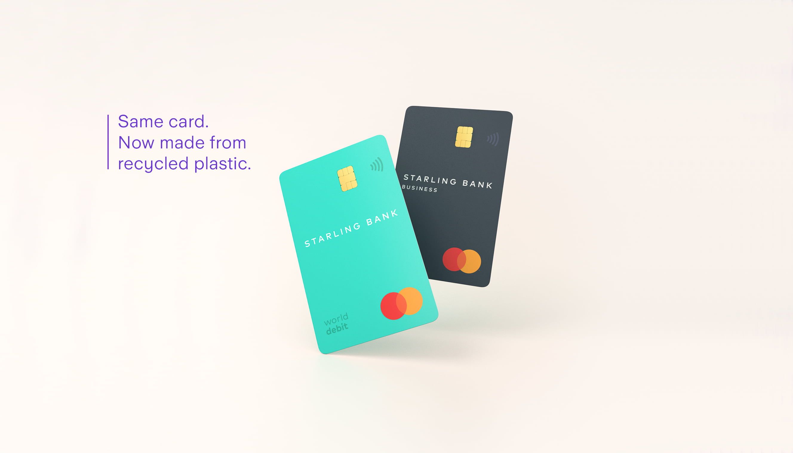 Our new debit cards: A greener way to pay header image