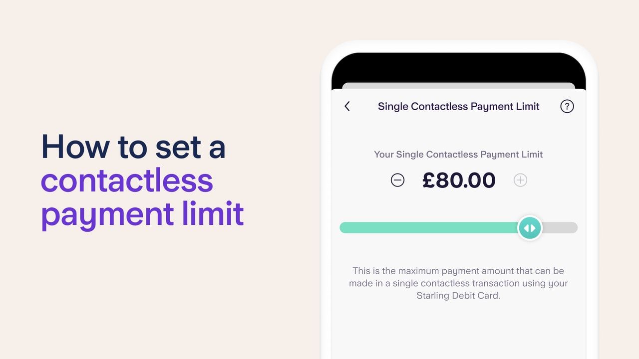 How to set your own contactless payment limit header image