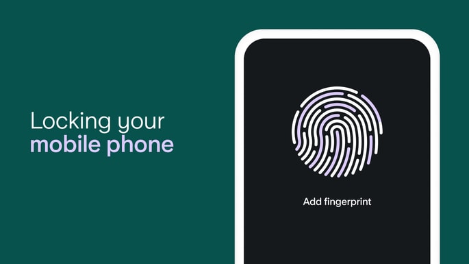 Locking and securing your mobile device