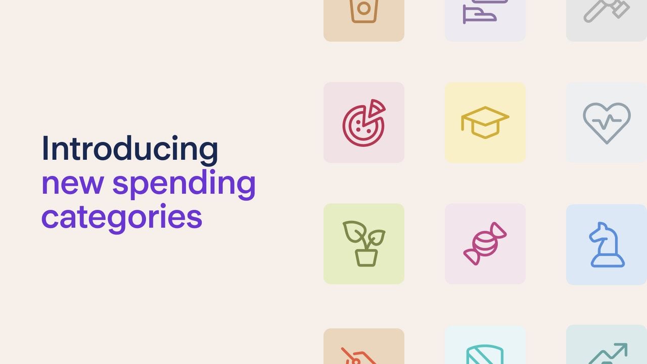 Supercharge your budgeting with 36 new spending categories header image