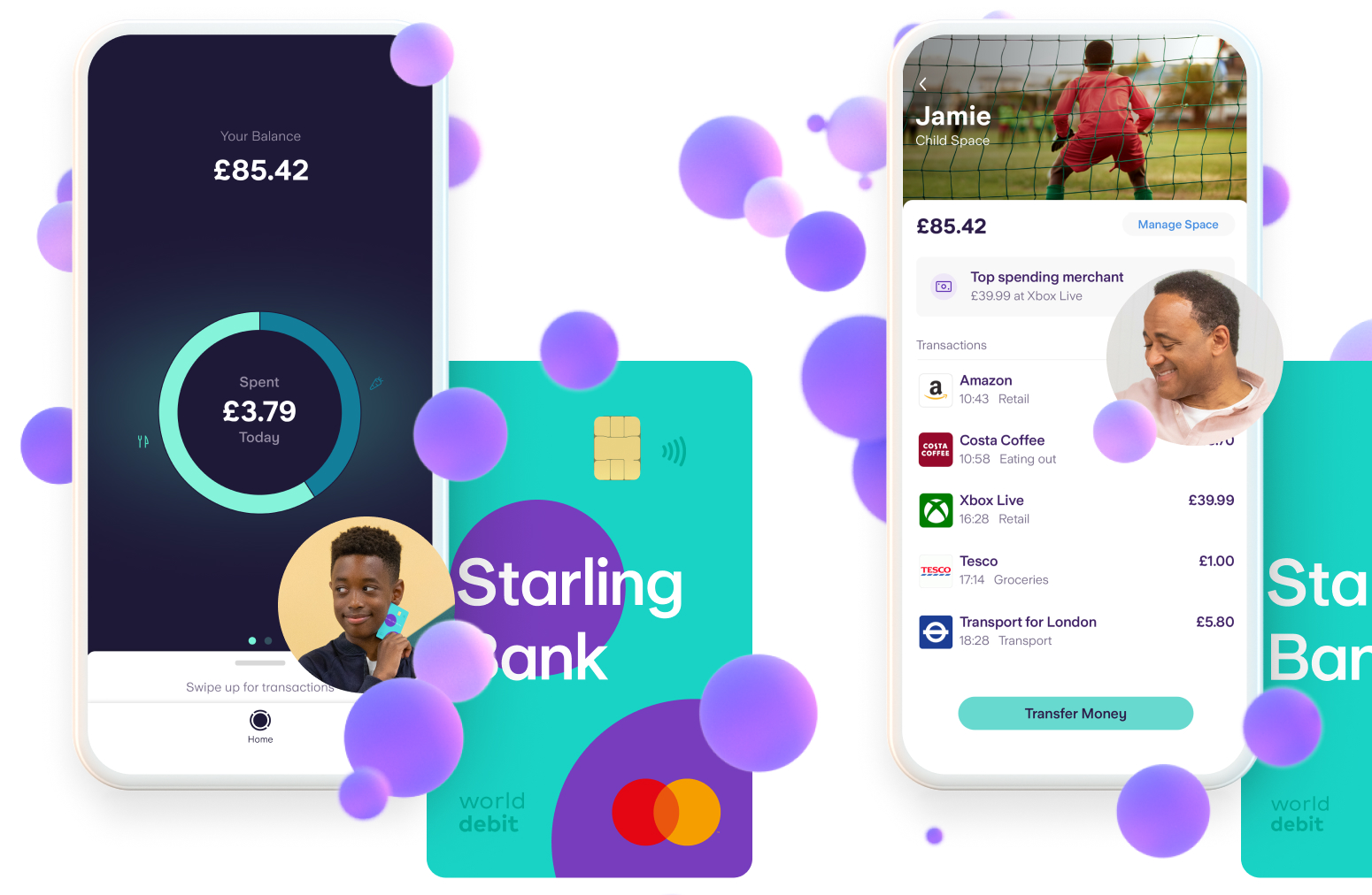 Starling Bank's Kite card features