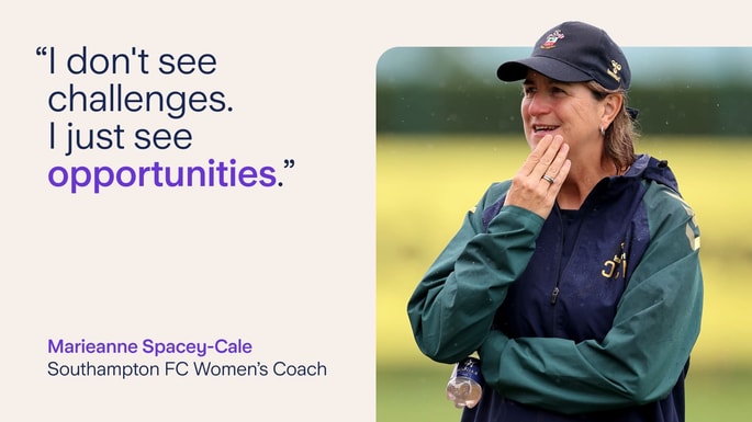 Marieanne Spacey-Cale: Head of Women and Girls’ Football at Southampton FC, in interview